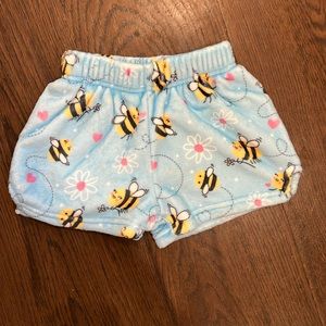 Plush shorts - kids